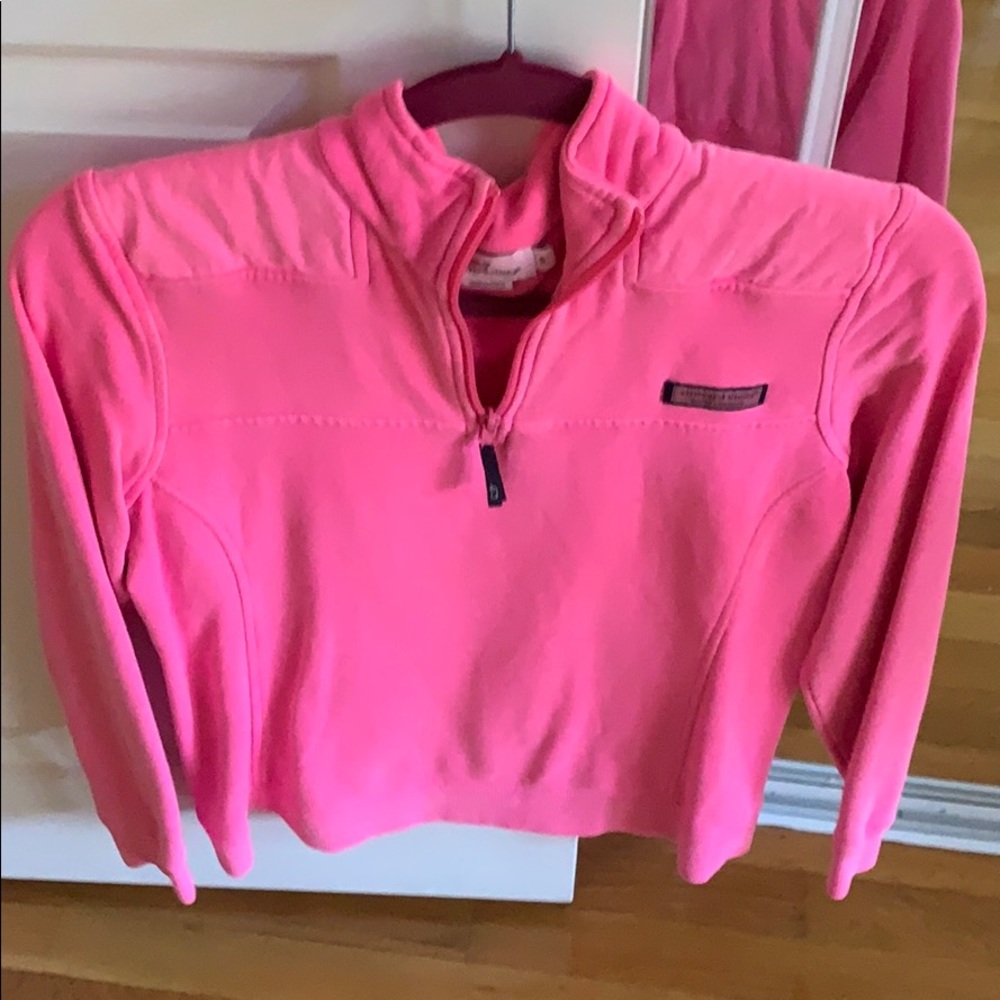 Pink vineyard vines shep shirt